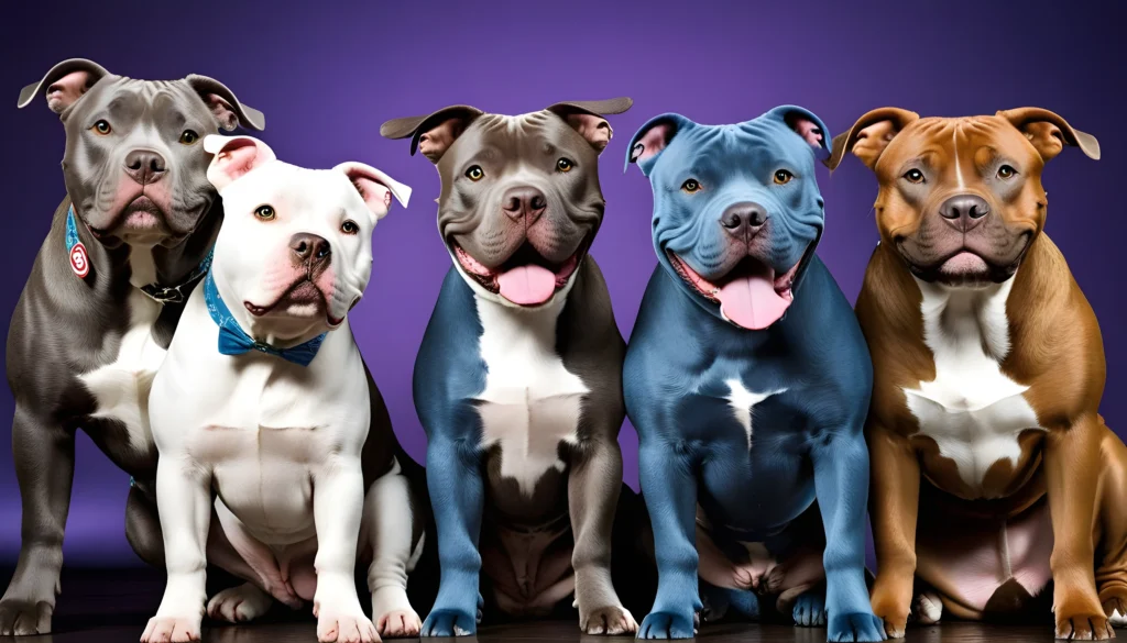 The Blue Brindle pit Bulls Family